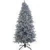 National Tree Company 10 ft.Pre-Lit Christmas Matt Silver Tree