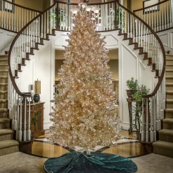 National Tree Company 10 ft.Pre-Lit Christmas Platinum Tree