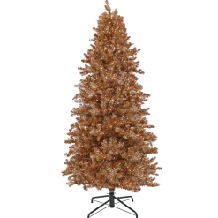 National Tree Company 10 ft.Pre-Lit Christmas Rose Gold Tree