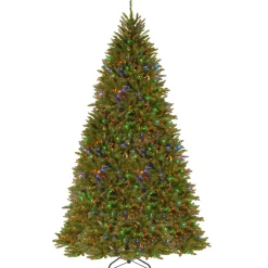 National Tree Company 10 ft.Pre-Lit Dunhill Fir Tree with PowerConnect Dual Color LED Lights