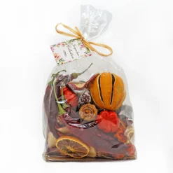 National Tree Company 6 in. 250 Gram Mixed Potpourri- Oranges, Sliced Red Apples, Chiles, Cones, and Jackarandas