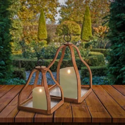 National Tree Company 21 in. and 15 in. Ashlyn Nested Cages Décor