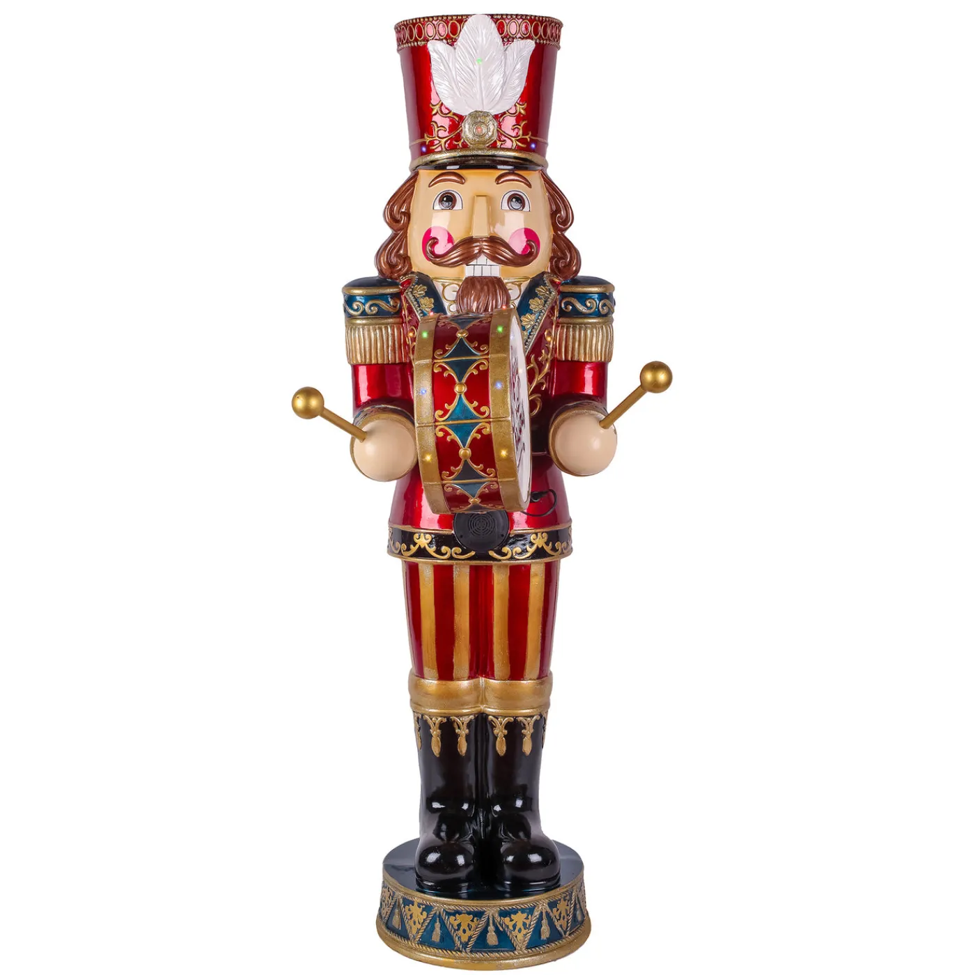 National Tree Company 58 in. Animated Nutcracker with Multicolor Lights and Music