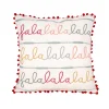 National Tree Company 18 in. by 18 in. HGTV Falala Embroidered Pillow
