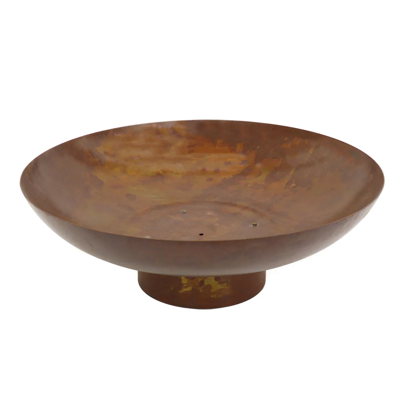 National Tree Company 32 in. Cast Iron Rust Finish Outdoor Fire Pit Bowl