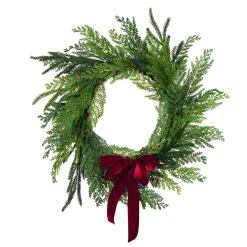 National Tree Company 24 in. Christmas Cottage Wreath