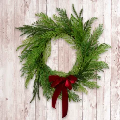 National Tree Company 24 in. Christmas Cottage Wreath