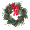 National Tree Company 26 in. Christmas Mixed Pine Wreath with Red Bow