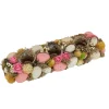 National Tree Company 16 in. Easter Candleholder Table Decoration Decorated with Pastel Eggs and Flower Blooms