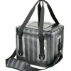 National Tree Company 11 in. Easy Tote Soft Cooler Gray Striped