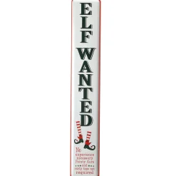 National Tree Company 47 in. Elf Wanted Wall Sign