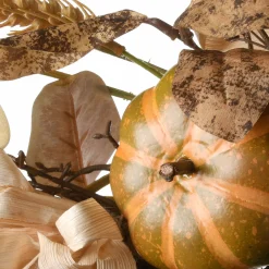 National Tree Company 36 in. Fall Door Decoration with Pine Cones, Pumpkins, Gourds, Assorted Leaves