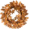 National Tree Company 24 in. Fall Wreath with Acorns, Oak Leaves