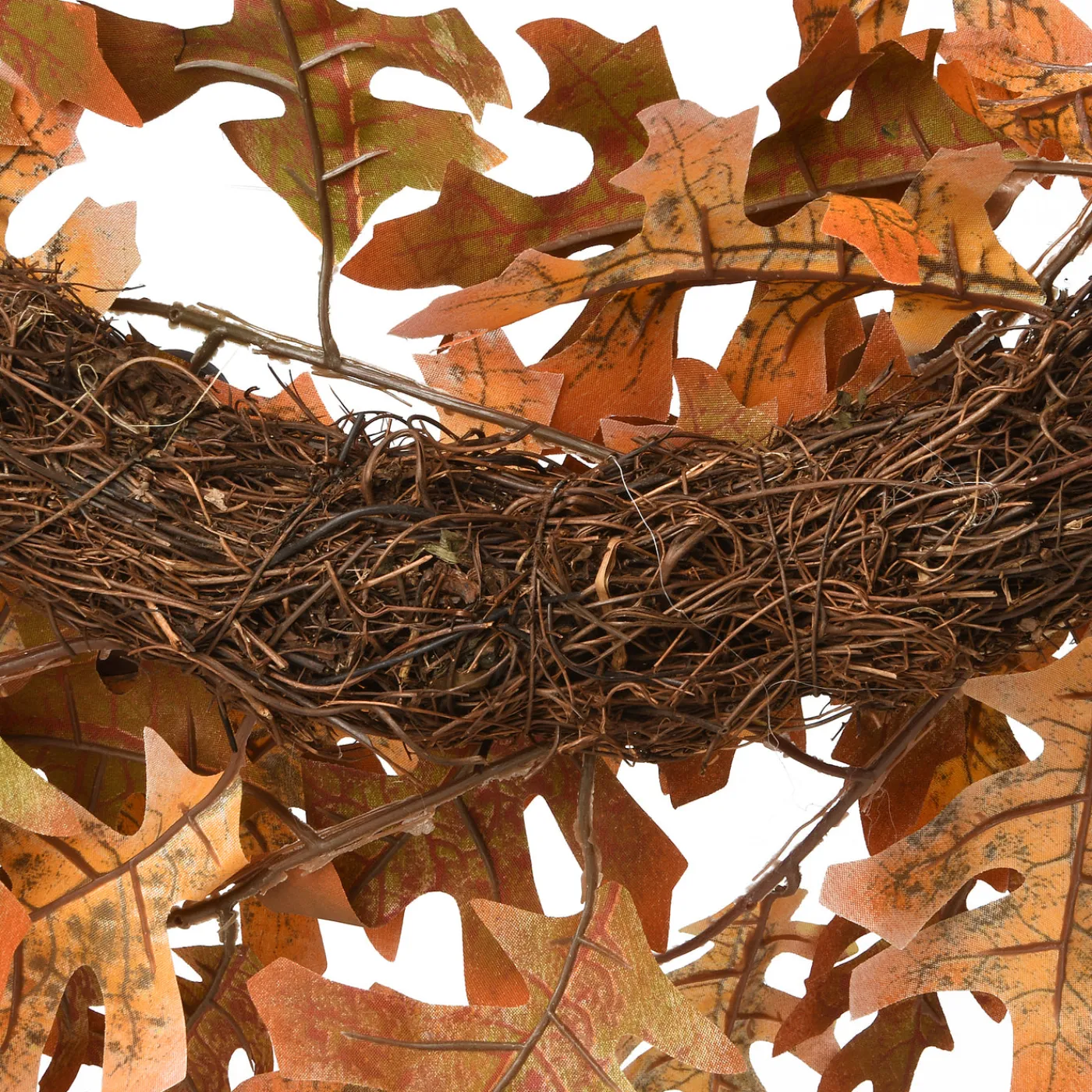 National Tree Company 24 in. Fall Wreath with Acorns, Oak Leaves