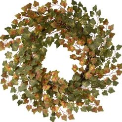 National Tree Company 24 in. Fall Wreath with Ivy