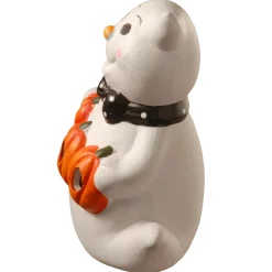 National Tree Company 6 in. Halloween BOO Smiling Ghost Decoration with LED Lights