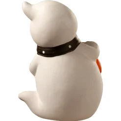 National Tree Company 6 in. Halloween BOO Smiling Ghost Decoration with LED Lights