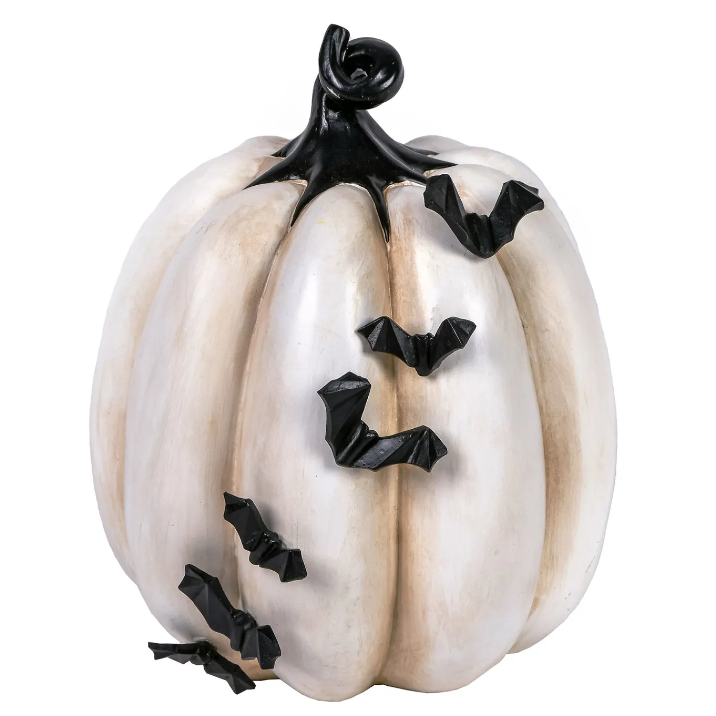 National Tree Company 9 in. Halloween Crawling Bats Pumpkin Tabletop Decoration