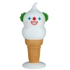 National Tree Company 14 in. Halloween Creepy Clown I-Scream Cone Tabletop Decoration