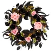 National Tree Company 24 in. Halloween Cute and Creep Wreath and LED Lights