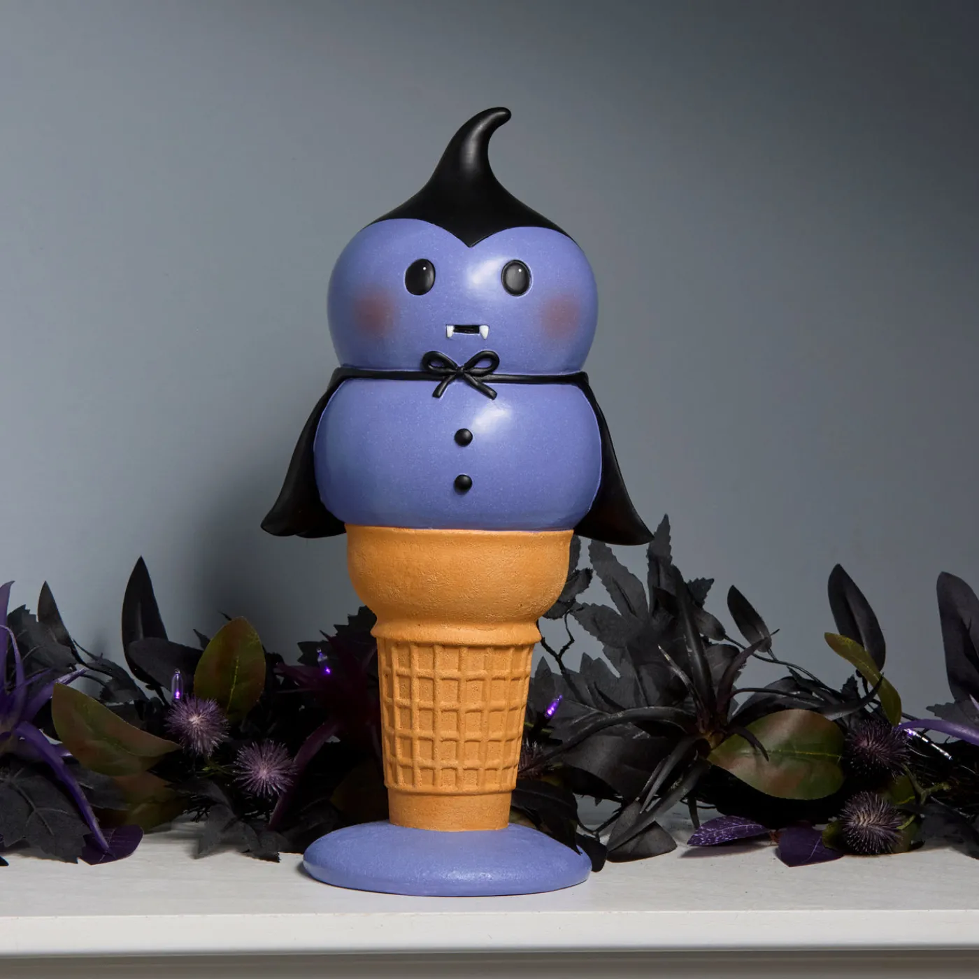 National Tree Company 14 in. Halloween Dracula I-Scream Cone Tabletop Decoration