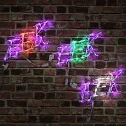 National Tree Company 18 in. Halloween EEK Sign Lighted Sign Decoration with LED Lights