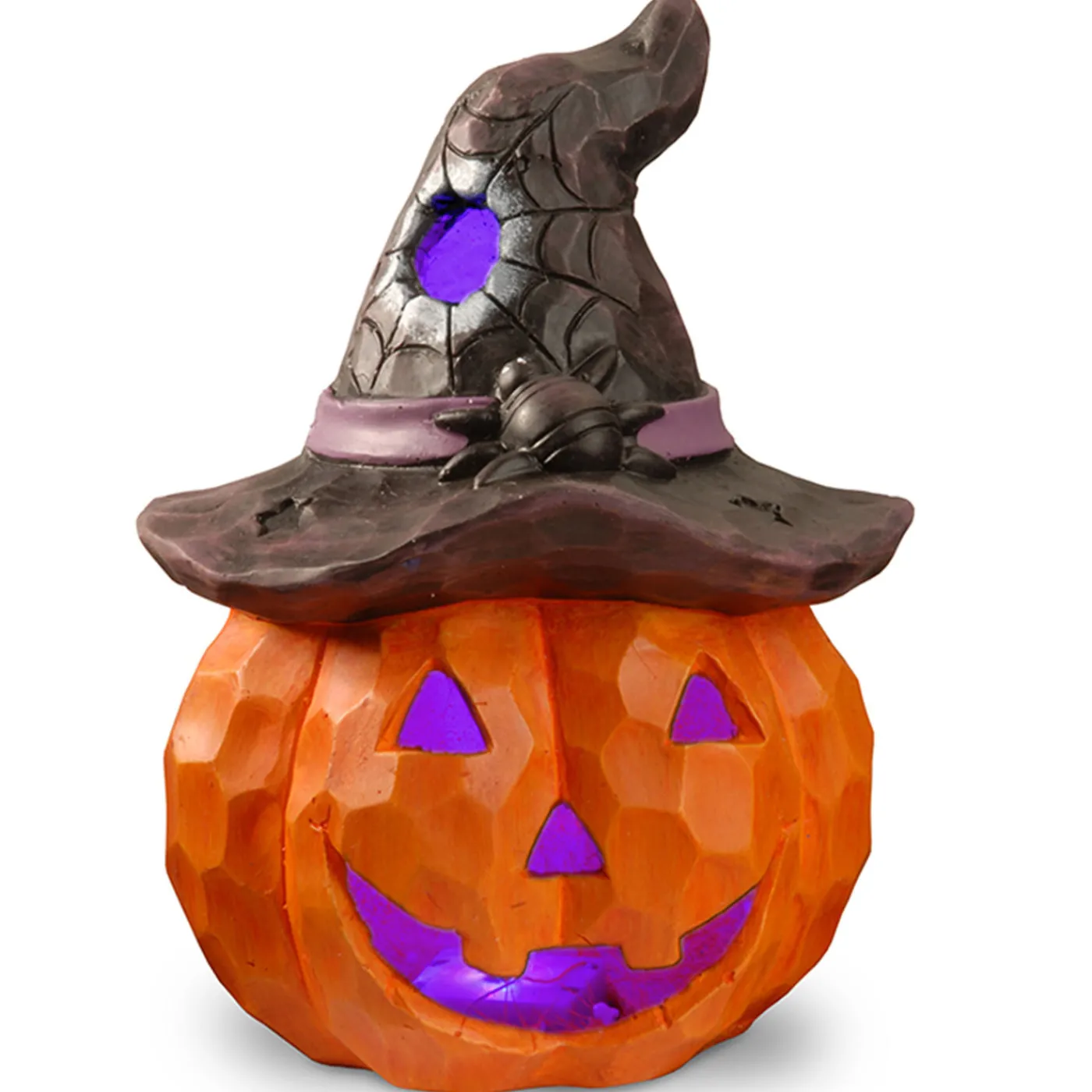 National Tree Company 14 in. Halloween Jack O Lantern with LED Lights