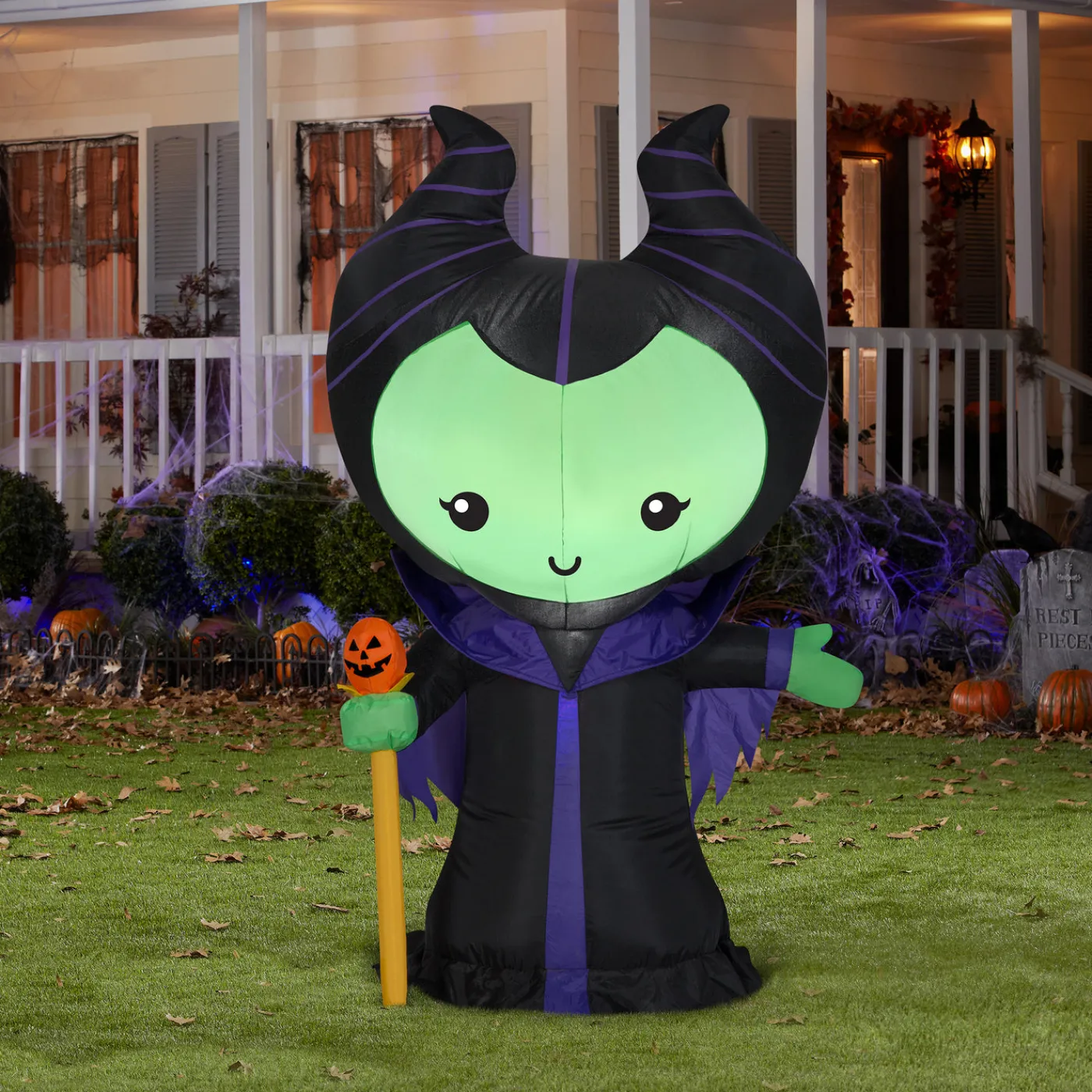 National Tree Company 42 in. Halloween Maleficient Inflatable Decoration
