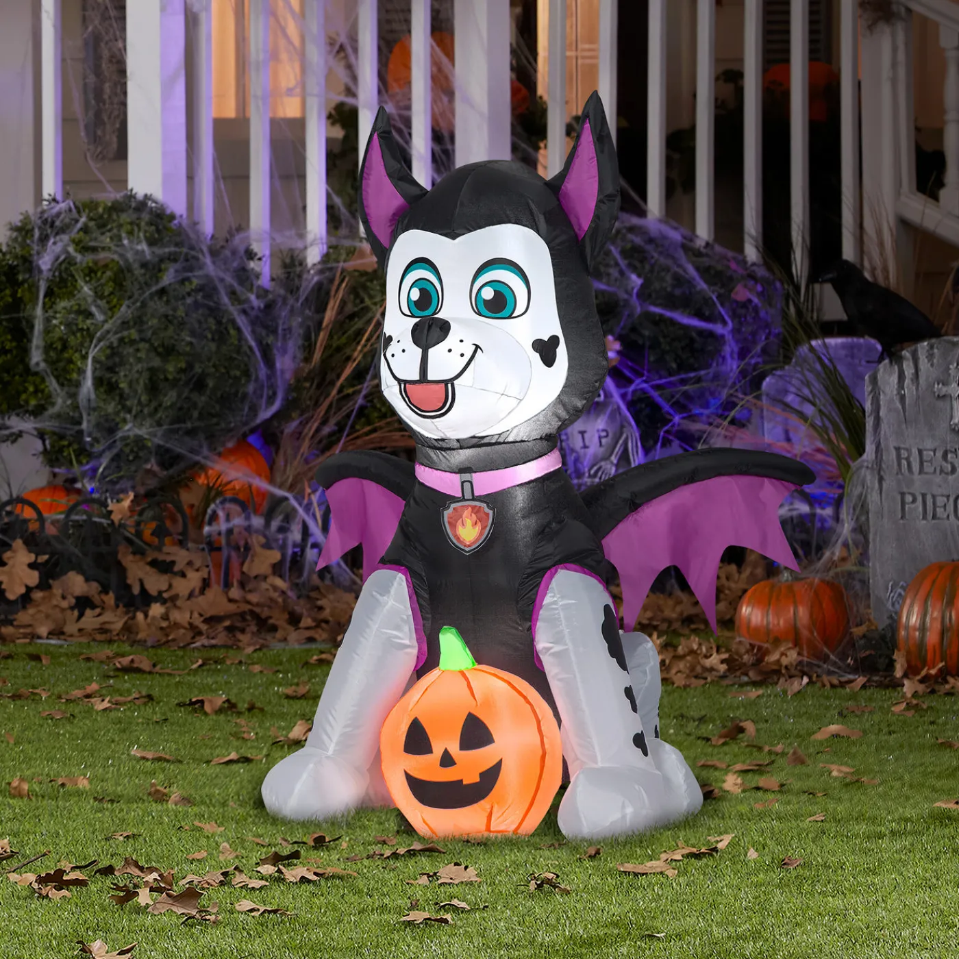 National Tree Company 38 in. Halloween Marshall from Paw Patrol Inflatable Decoration