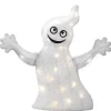 National Tree Company 18 in. Halloween Pre-Lit White Ghost Outdoor Decoration with LED Lights