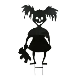 National Tree Company 38 in. Halloween Scary Girl Garden Stakes Outdoor Lawn Decoration
