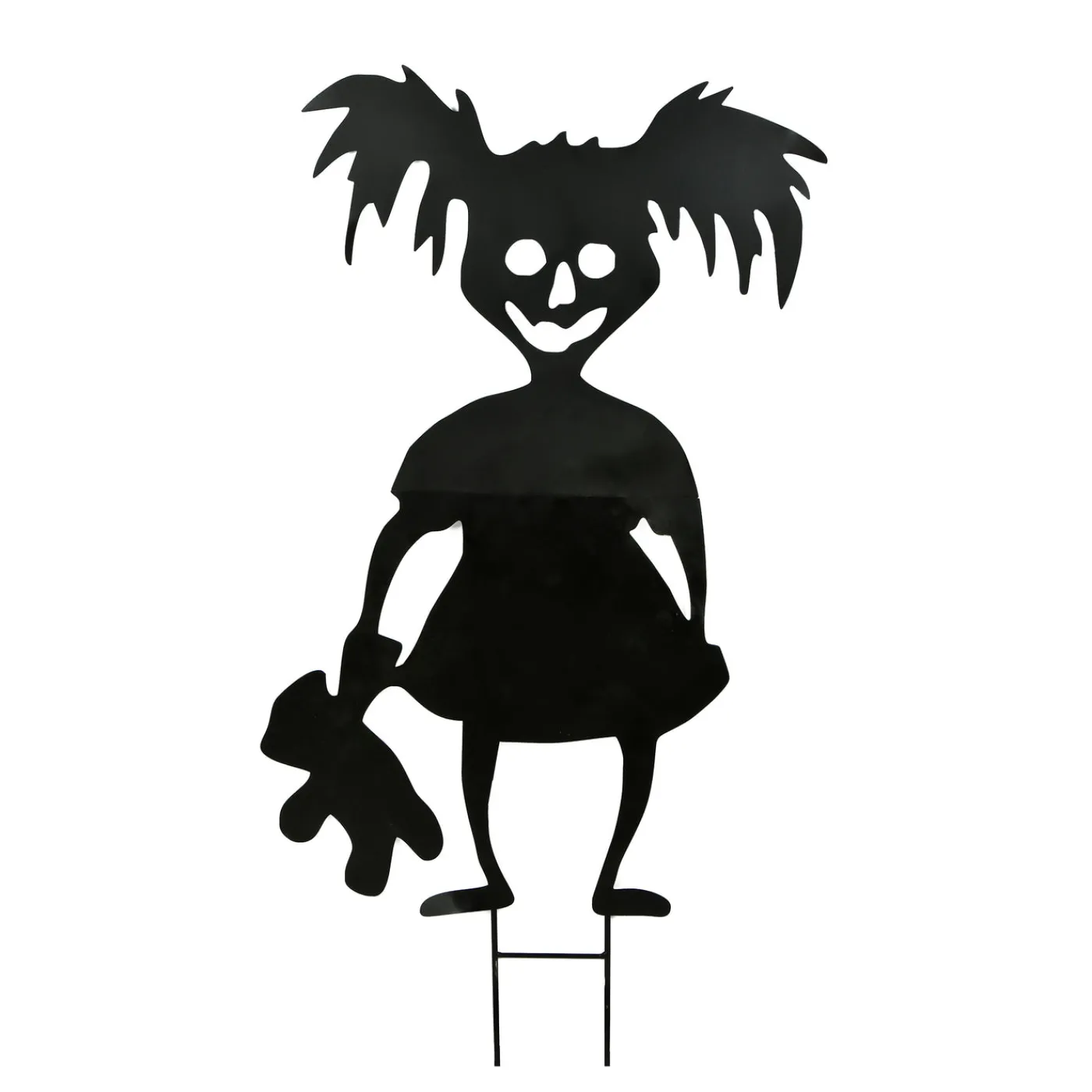 National Tree Company 38 in. Halloween Scary Girl Garden Stakes Outdoor Lawn Decoration
