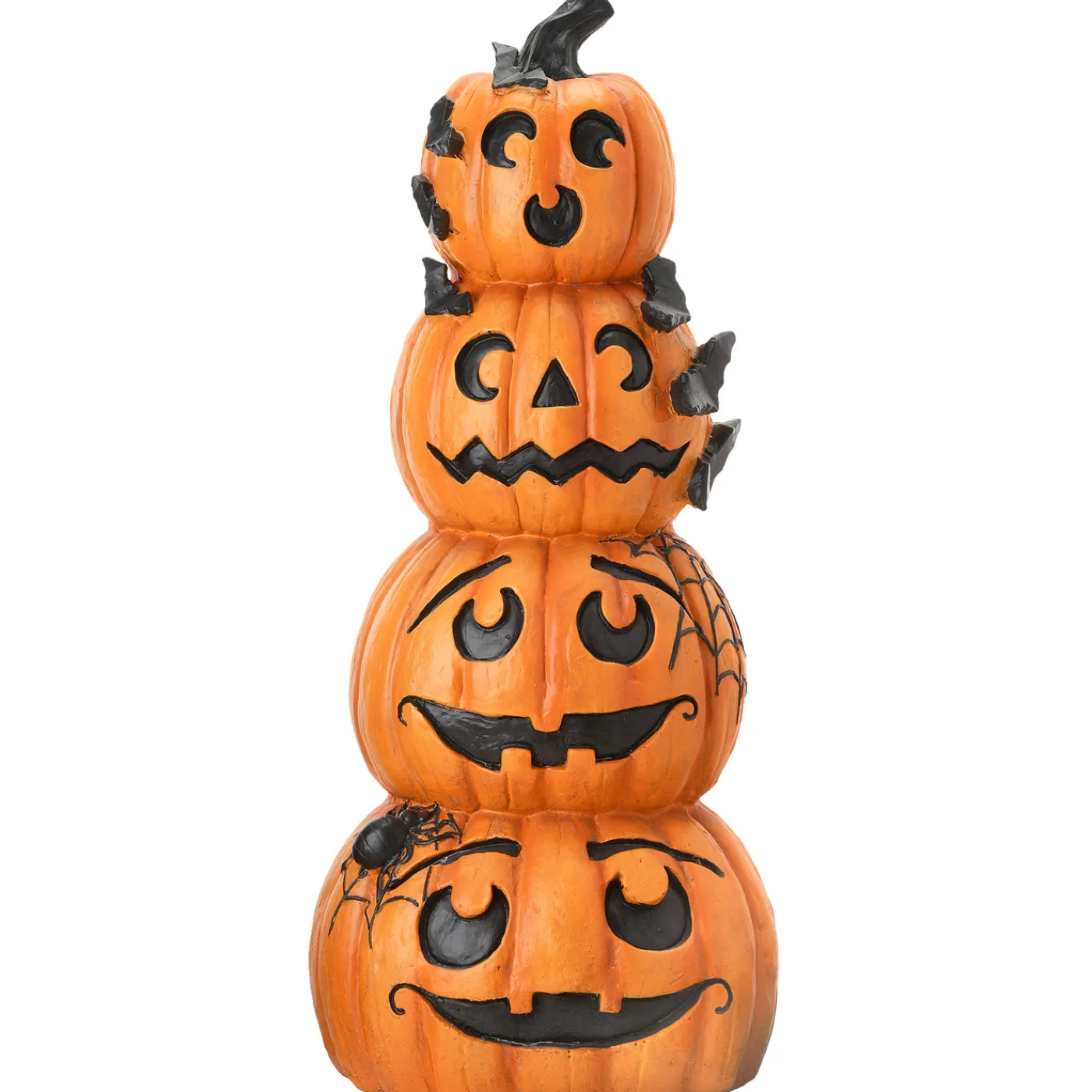 National Tree Company 39 in. Halloween Stacked Smiling Jack-O-Lanterns Decoration