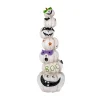 National Tree Company 47 in. Halloween Stacked White Jack-O-Lanterns Decoration