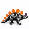 National Tree Company 12 in. Halloween Stegosaurus Dinosaur Skeleton Tabletop Decoration