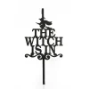 National Tree Company 18 in. Halloween The Witch Is In Metal Wreath Hanger