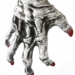 National Tree Company 18 in. Halloween White Zombie Arm and Hand Wreath Hanger
