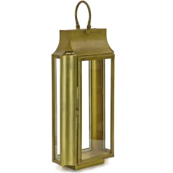 National Tree Company 25 in. HGTV Home Collection Antique Bronze Lantern, Large