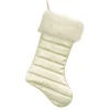 National Tree Company 20 in. HGTV Home Collection Puffy Coat Stocking, White
