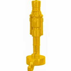 National Tree Company 10 in. HGTV Home Collection Nutcracker Stocking Holder, Yellow