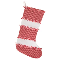 National Tree Company 18 in. HGTV Home Collection Ric Rac Border Stocking
