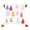 National Tree Company 18 in. HGTV Home Collection Evergreen Forest Christmas Pillow