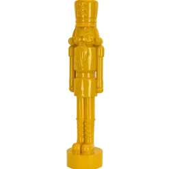 National Tree Company 24 in. HGTV Home Collection Nutcracker Christmas Decor, Yellow