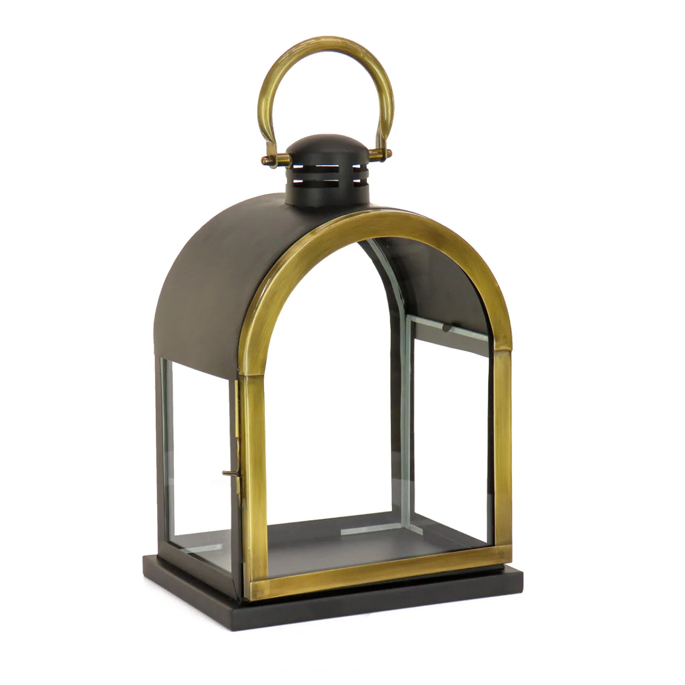 National Tree Company 18 in. HGTV Home Collection Antique Bronze Dome Lantern, Small
