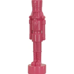 National Tree Company 24 in. HGTV Home Collection Nutcracker Christmas Decor, Pink