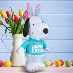National Tree Company 19 in. Inflatable Easter Snoopy Decoration