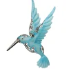 National Tree Company 14 in. Majestic Blue Bird Metal Wall Decoration