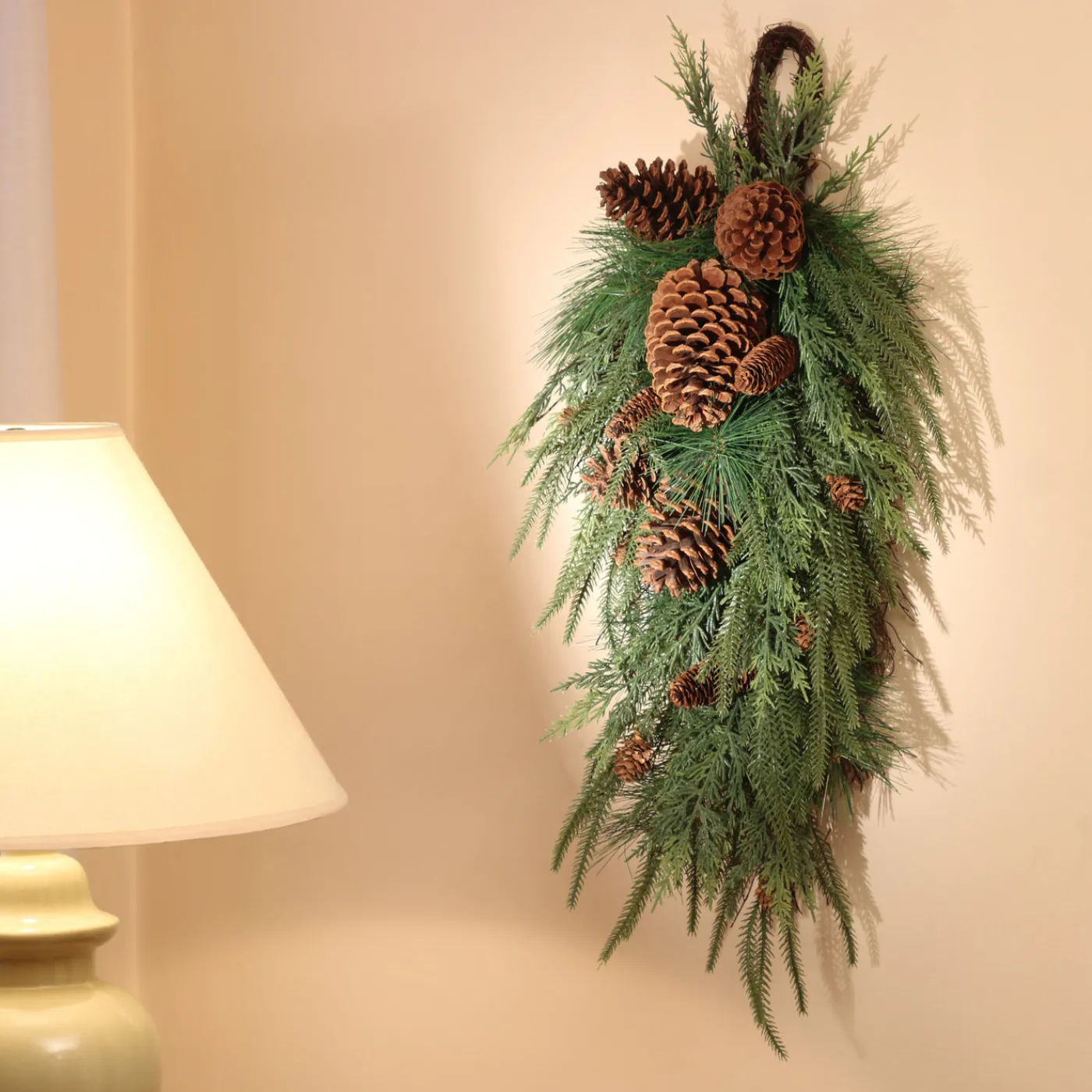 National Tree Company 32 in. Mixed Pine Christmas Teardrop