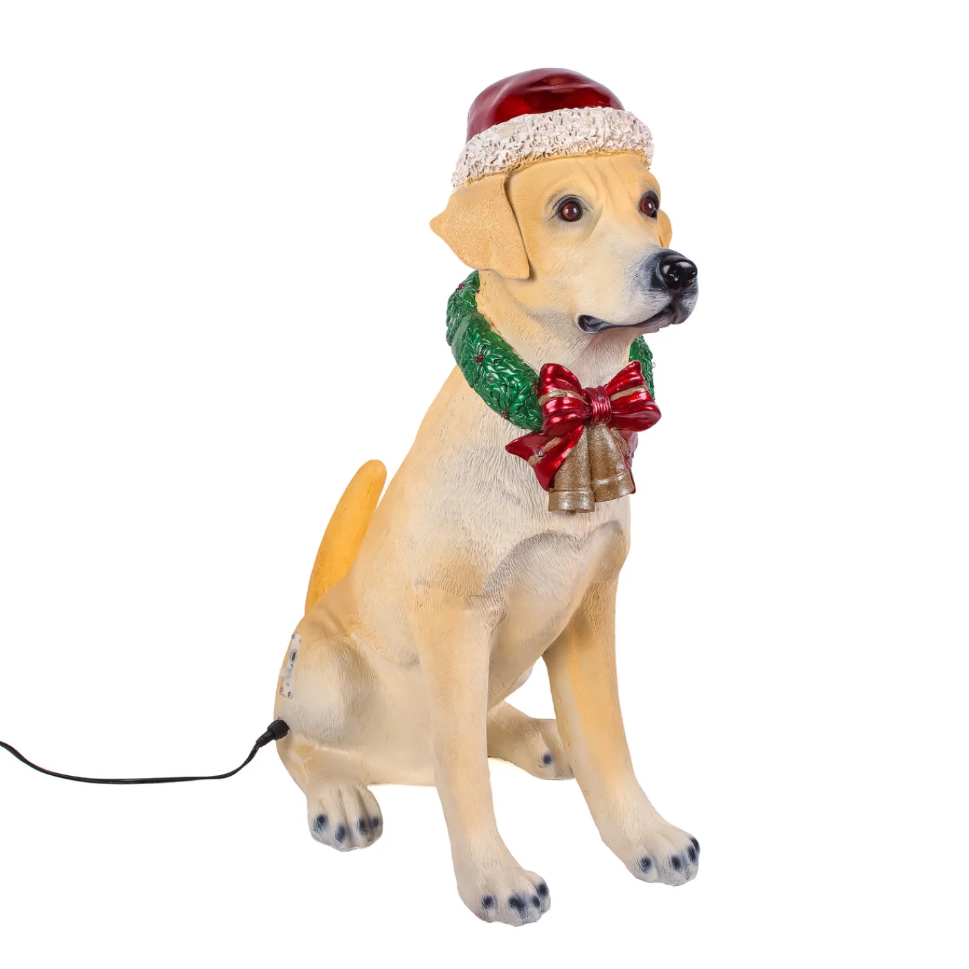 National Tree Company 28 in. Motion-Activated Labrador Retriever with Wagging Tail