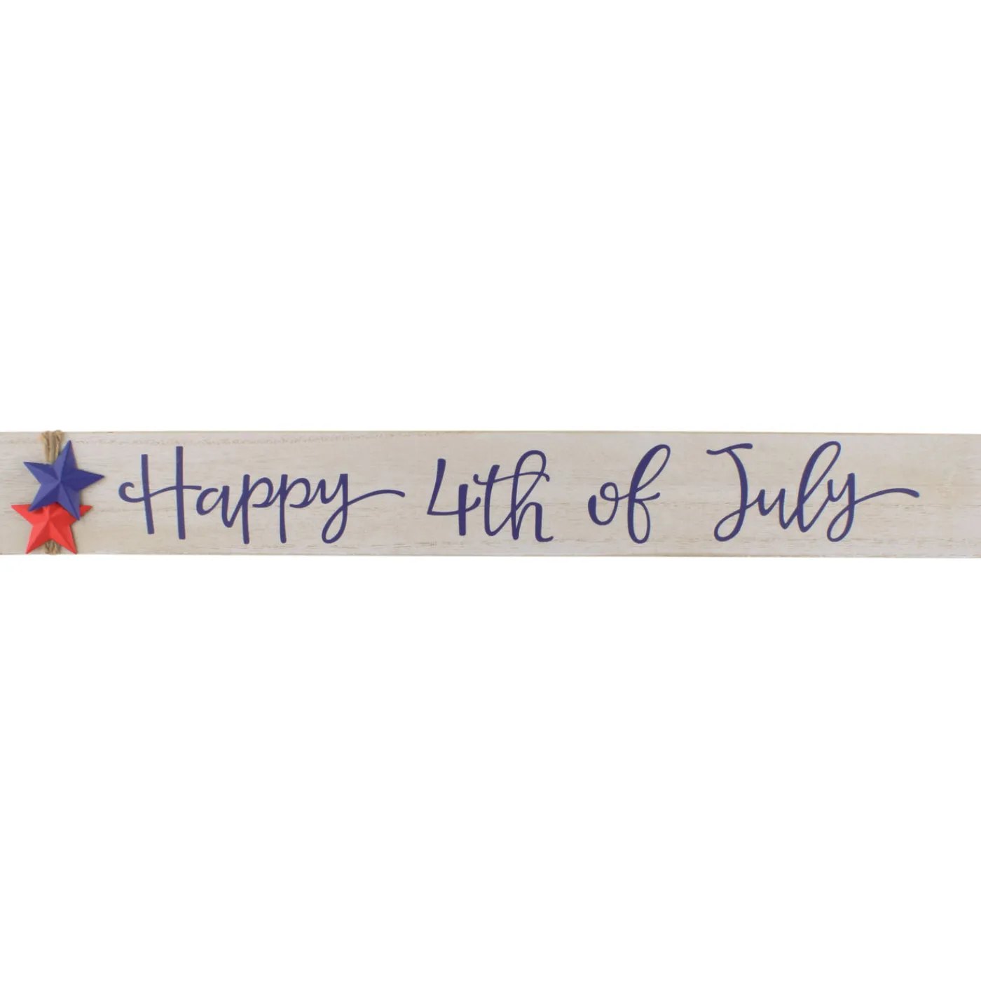 National Tree Company 19 in. Patriotic Happy 4th of July Table Decoration
